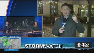 Rain Begins to Fall in Ventura County as Winter Storm Moves Down West Coast