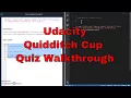 Udacity - Quidditch Cup Quiz Walkthrough