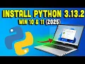 How to Install Python 3 13 2 on Windows 2025 Step-by-Step Guide