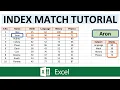 Excel Index Match Tutorial