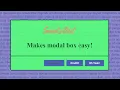 SweetAlert js - Customized Modal Box with JavaScript Library