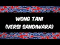Download Lagu Wong Tani - Jeni Anggoro versi Sandiwara [Karaoke]