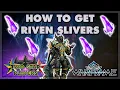 How to Convert 10 Riven Slivers into a Riven Mod Warframe Nightwave Guide Two Star Players