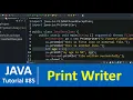 Java Tutorial - Java PrintWriter Class with Examples