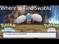 Pokemon Brilliant Diamond and Shining Pearl - Where to Find Swablu