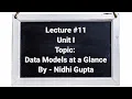 DBMS Data Models All three models Relational Hierarchical Network models