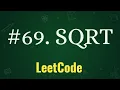 SQRT LEETCODE PROBLEMS WITH PYTHON PROBLEM-69 PLACEMENT PRACTICE