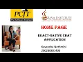 React Native Chat App Home Page Explanation 1st Year Java Institute