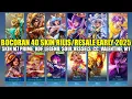 Lagu BOCORAN JADWAL RILIS/RESALE 40 SKIN MOBILE LEGENDS 2026! SKIN M7 PRIME, COLLECTOR, STUN, LEGEND, KOF