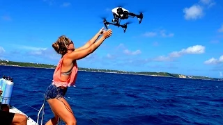 Flying A Drone While Sailing In Paradise! ~DRENCHED Ep. 19~