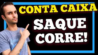 URGENTE! CONTA CAIXA SAQUECORRE / ESTÃO ROUBANDO SEU DINHEIRO!