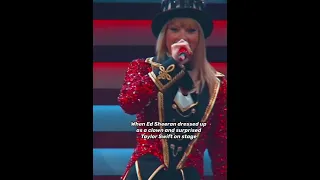 When Ed Sheeran Surprised Taylor Swift On Stage Tiktok Taylorswifh13 