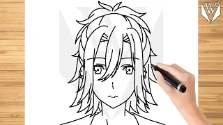 how to draw zumi miyamura horimiya step by step drawing tutorial trick easy for kids