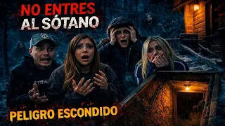 JAMÁS DEBIMOS HOSPEDARNOS EN ESTA CABAÑA | ENCONTRAMOS UN SÓTANO Y ALGUIEN NOS VIGILABA.