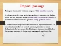 JAVA - Import Package Classpath