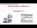 Agilent chemstation Lecture 3 Peaks integration
