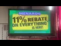 Menards 11 Rebate On Everything Is Here 2026