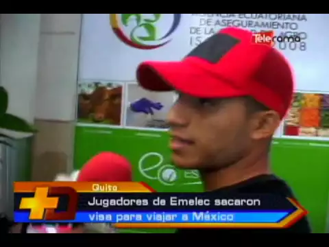 Jugadores de Emelec sacaron visa para viajar a México