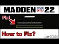 How to fix Madden 22 Connection Issue Community Files Tab for Xbox and PlayStation