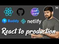 How to deploy a react application to production - step by step process Crash Course