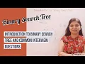 Difference between Binary tree and BST Python Data Structure Interview Questions Chapter 8 - P1