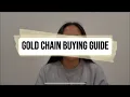 Gold Chain Buying Guide 2026