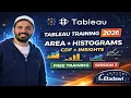 Tableau Training 2026 Area Charts Histograms CDF Insights Session 2