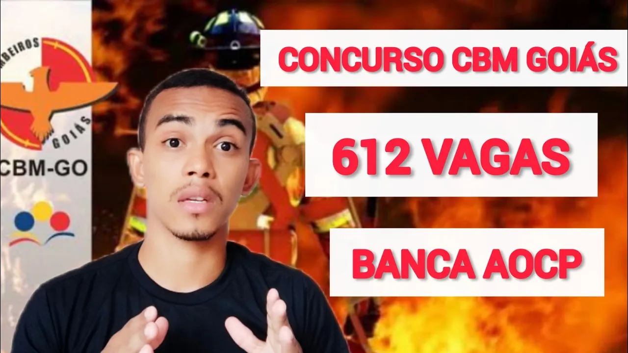 CONCURSO BOMBEIROS MILITARES DO GOIÁS !