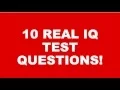 WHATS YOUR IQ 10 REAL IQ TEST QUESTIONS AND ANSWERS Part 1