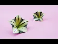 Money Origami Flower From A Dollar Note
