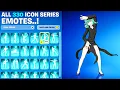 ALL 330 FORTNITE ICON SERIES TIKTOK EMOTES Chapter 1 - Chapter 6