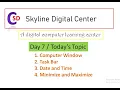 Day 7 Desktop Task Bar Date Time Minimize and Maximize Bangla vasai