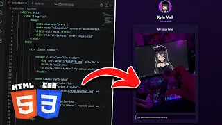 making a simple carrd using HTML & CSS 🫤