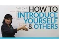 Download Lagu How to introduce yourself \u0026 other people