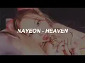 Lagu NAYEON (나연) - 'Heaven (feat. Sam Kim)' Lyrics