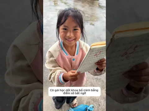 Cô gái học dốt tặng bố bài kiểm tra điểm cao bất ngờ