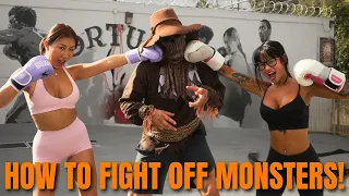 Ghost Taps Jabs Fighting Monsters This Halloween