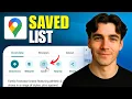 How To Use The Saved Lists Feature In Google Maps Tutorial 2026