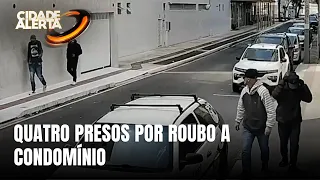 Quatro pessoas são presas por roubo a condomínio em Balneário Camboriú