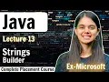 String Builder Java Placement Course Lecture 13