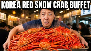 I Found an All-You-Can-Eat RED SNOW CRAB Buffet in Seoul South Korea it is AMAZING