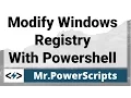 Working With Registry Items In Powershell