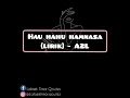 Download Lagu Hau hahu hamnasa (Lirik) - A2L All about life