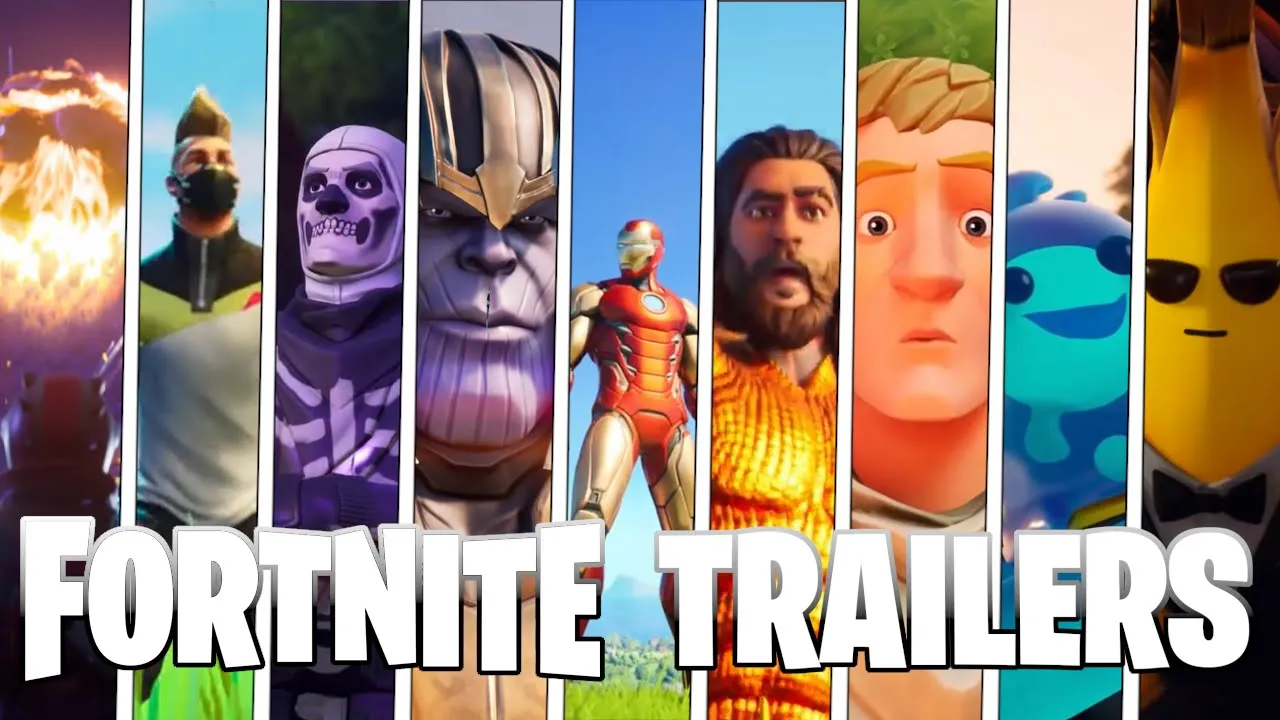 All Fortnite Cinematic Trailers (Seasons 1-12)