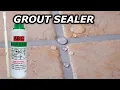 How To Seal Grout - DIY for Beginners QUICK EASY 2021 ABC Grout Sealer Demo Review