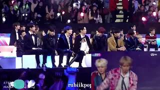 MAMA 171201 BTS Performing Reaction EXO NCT127 Got7 Red Velvet Day6 Wanna One 