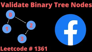 VALIDATE BINARY TREE NODES LEETCODE 1361 PYTHON SOLUTION