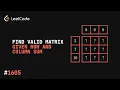 Find Valid Matrix Given Row And Column Sum - LeetCode 1605 C Java Python