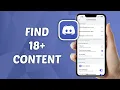 How to Find 18 Content on Discord