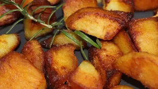 roast potatoes with trips all the steps perfect crunchy outside soft inside